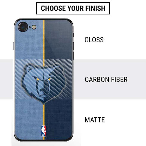 NBA Memphis Grizzlies Canvas iPhone SE (2nd & 3rd Gen) Skin