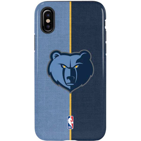 NBA Memphis Grizzlies Canvas iPhone X Pro Case
