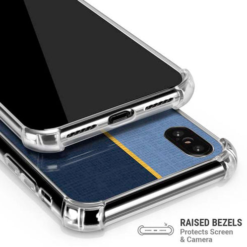 NBA Memphis Grizzlies Canvas iPhone XS Max Clear Case
