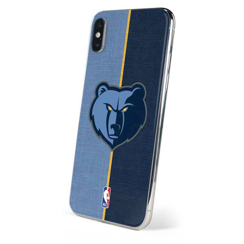 NBA Memphis Grizzlies Canvas iPhone XS Skin
