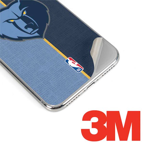 NBA Memphis Grizzlies Canvas iPhone XS Skin