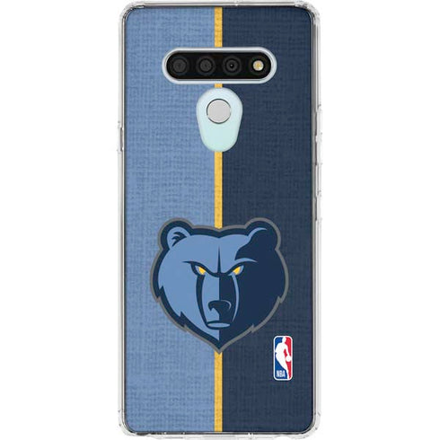 NBA Memphis Grizzlies Canvas LG Stylo 6 Clear Case