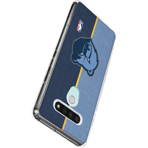 NBA Memphis Grizzlies Canvas LG Stylo 6 Clear Case