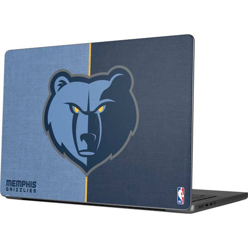 NBA Memphis Grizzlies Canvas MacBook Pro 14in (2021-24) Skin