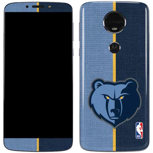 NBA Memphis Grizzlies Canvas Moto E5 Plus Skin