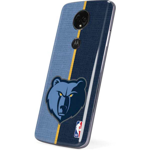 NBA Memphis Grizzlies Canvas Moto E5 Plus Skin