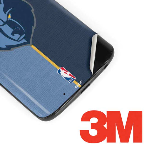 NBA Memphis Grizzlies Canvas Moto G6 Skin