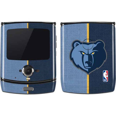 NBA Memphis Grizzlies Canvas Motorola RAZR Skin