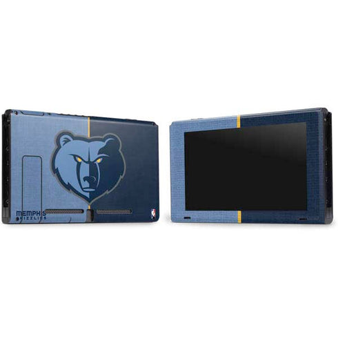 NBA Memphis Grizzlies Canvas Nintendo Switch Bundle Skin