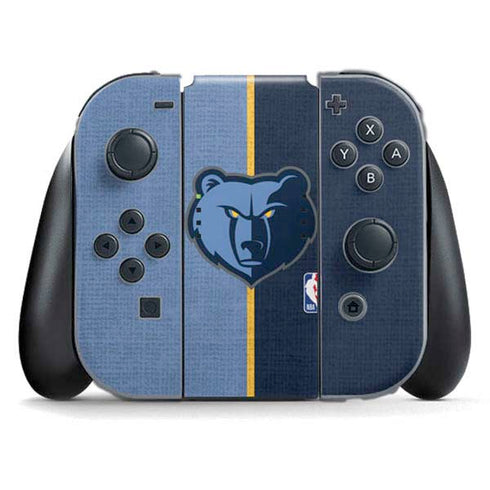 NBA Memphis Grizzlies Canvas Nintendo Switch (2017-2021) Joy-Con Controller Skin