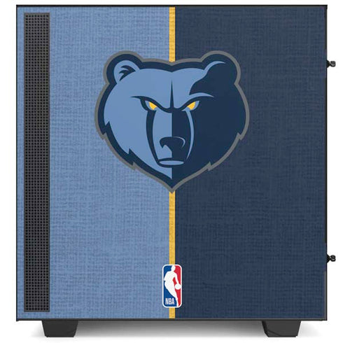 NBA Memphis Grizzlies Canvas NZXT H510 Compact ATX Mid-Tower Case Skin