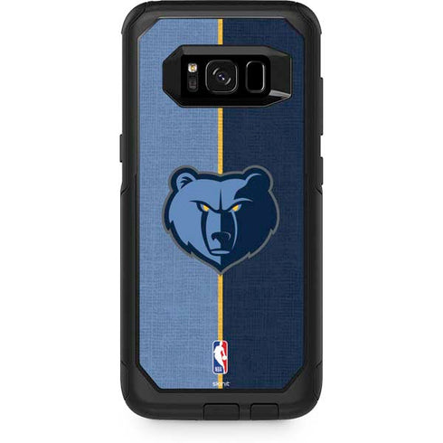 NBA Memphis Grizzlies Canvas Otterbox Commuter Galaxy Skin