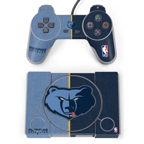 NBA Memphis Grizzlies Canvas PlayStation Classic Bundle Skin