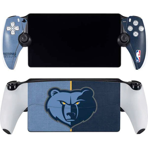 NBA Memphis Grizzlies Canvas PlayStation Portal Remote Player Skin