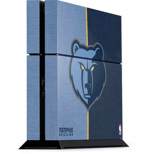 NBA Memphis Grizzlies Canvas PS4 Console Skin