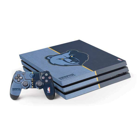 NBA Memphis Grizzlies Canvas PS4 Pro Bundle Skin