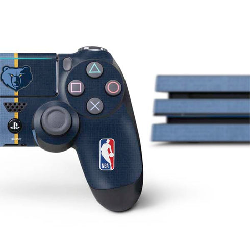 NBA Memphis Grizzlies Canvas PS4 Pro Bundle Skin
