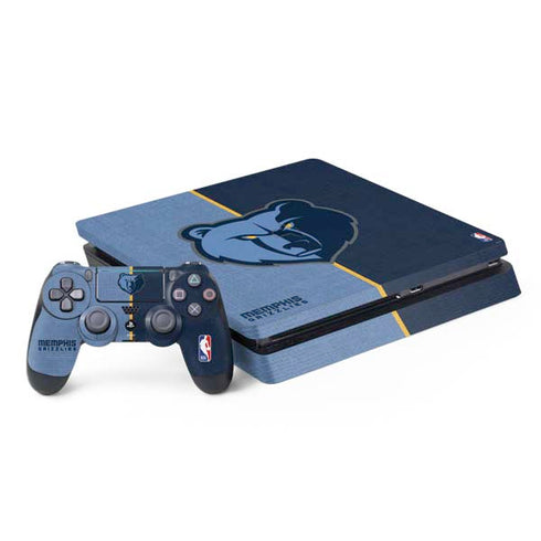 NBA Memphis Grizzlies Canvas PS4 Slim Bundle Skin