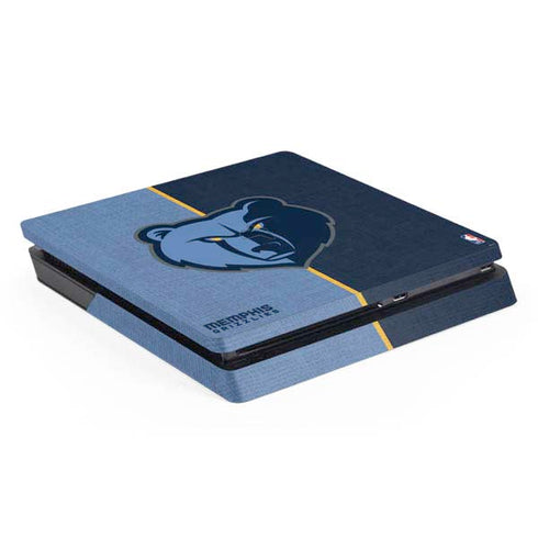 NBA Memphis Grizzlies Canvas PS4 Slim Skin