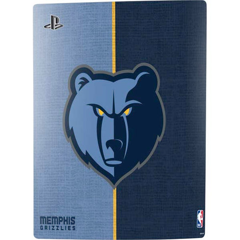 NBA Memphis Grizzlies Canvas PS5 Digital Edition Console Skin