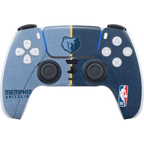 NBA Memphis Grizzlies Canvas PS5 Controller Skin
