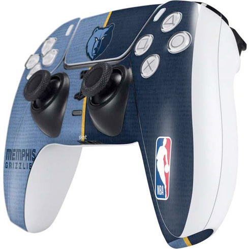 NBA Memphis Grizzlies Canvas PS5 Controller Skin