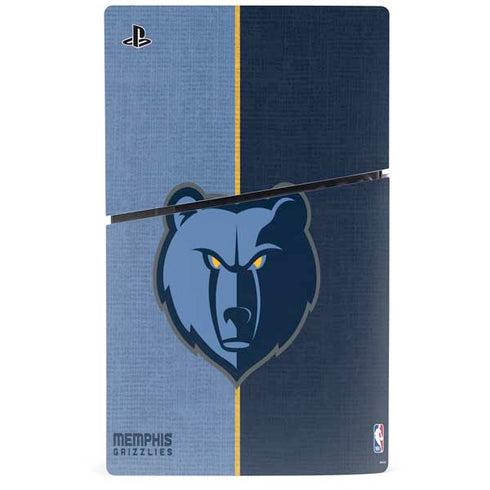 NBA Memphis Grizzlies Canvas PS5 Slim Disk Bundle Skin