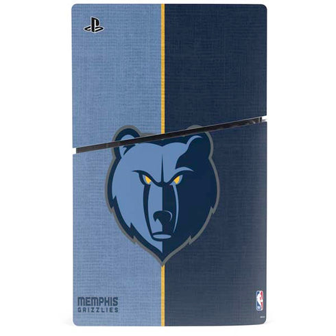 NBA Memphis Grizzlies Canvas PS5 Slim Digital Edition Bundle Skin