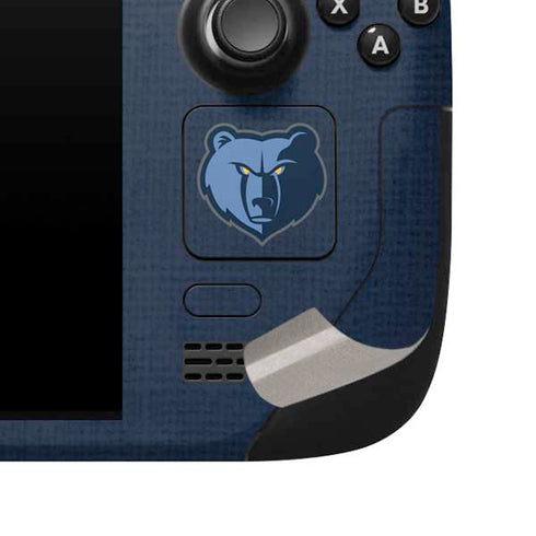 NBA Memphis Grizzlies Canvas Steam Deck Handheld Gaming Computer Skin