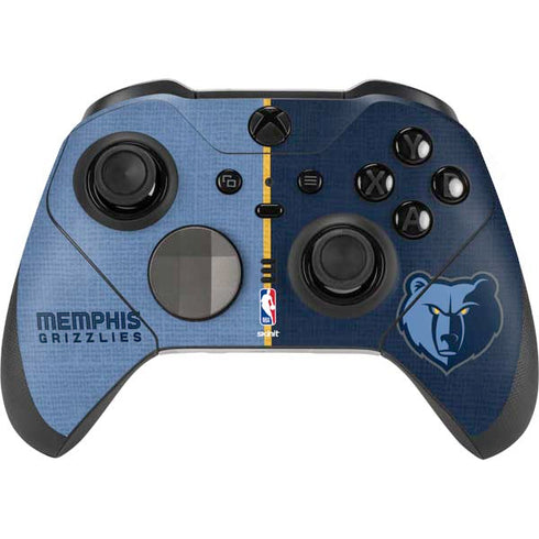 NBA Memphis Grizzlies Canvas Xbox Elite Wireless Controller Series 2 Skin