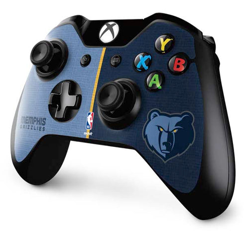 NBA Memphis Grizzlies Canvas Xbox One Controller Skin