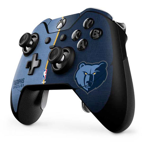 NBA Memphis Grizzlies Canvas Xbox One Elite Controller Skin