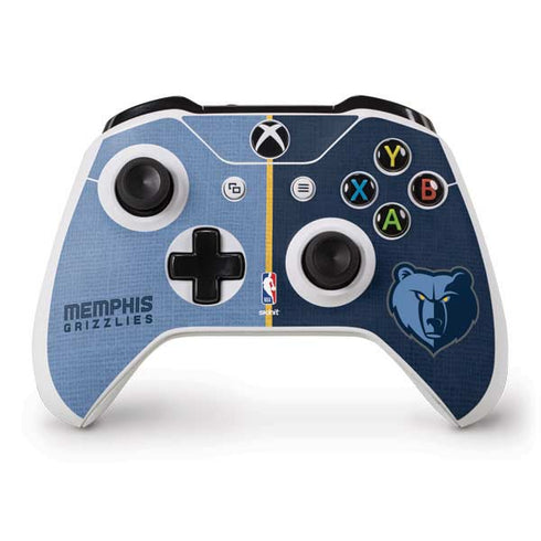 NBA Memphis Grizzlies Canvas Xbox One S Controller Skin