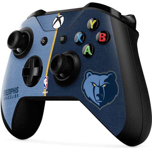 NBA Memphis Grizzlies Canvas Xbox One X Controller Skin