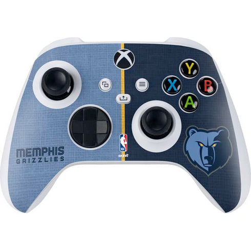 NBA Memphis Grizzlies Canvas Xbox Series S Controller Skin