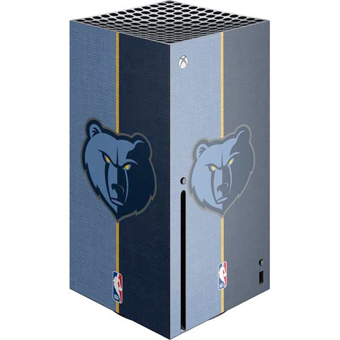 NBA Memphis Grizzlies Canvas Xbox Series X Console Skin