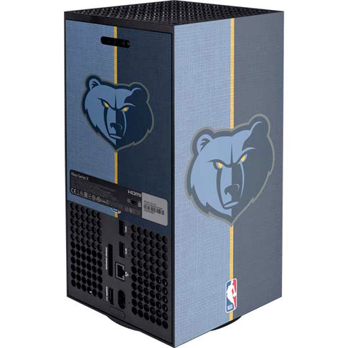 NBA Memphis Grizzlies Canvas Xbox Series X Console Skin
