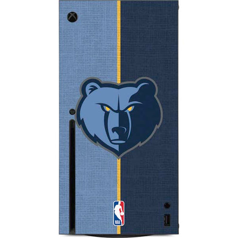 NBA Memphis Grizzlies Canvas Xbox Series X Console Skin