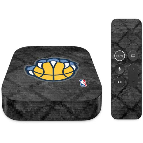 NBA Memphis Grizzlies Dark Rust Apple TV Skin