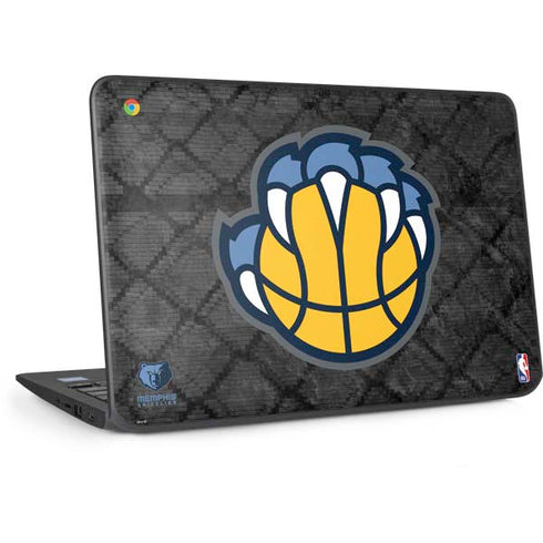 NBA Memphis Grizzlies Dark Rust HP Chromebook Skin