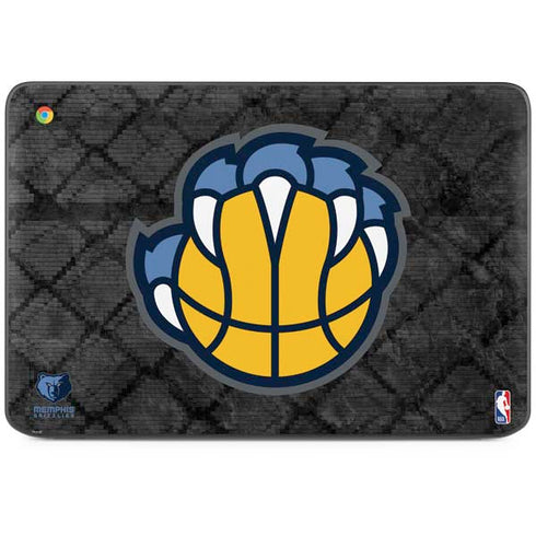 NBA Memphis Grizzlies Dark Rust HP Chromebook Skin