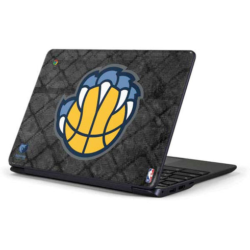 NBA Memphis Grizzlies Dark Rust Samsung Chromebook Skin