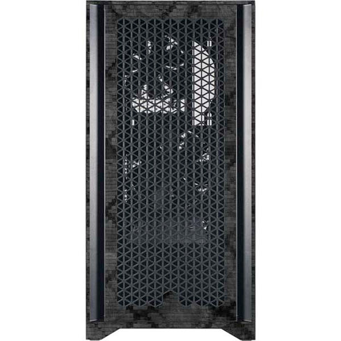 NBA Memphis Grizzlies Dark Rust Corsair 4000D Tempered Glass Mid-Tower ATX Case Skin