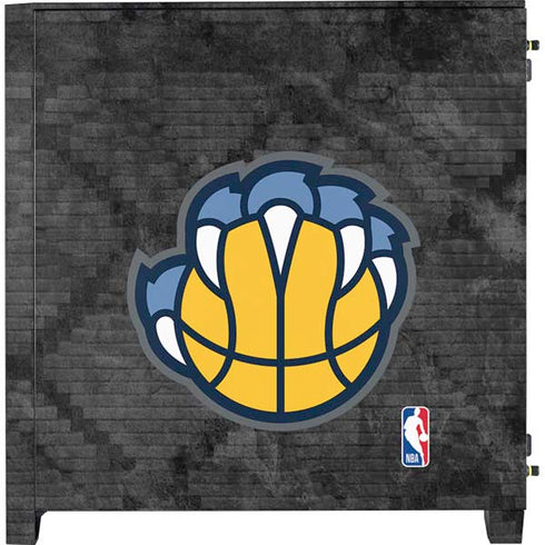 NBA Memphis Grizzlies Dark Rust Corsair 4000D Tempered Glass Mid-Tower ATX Case Skin