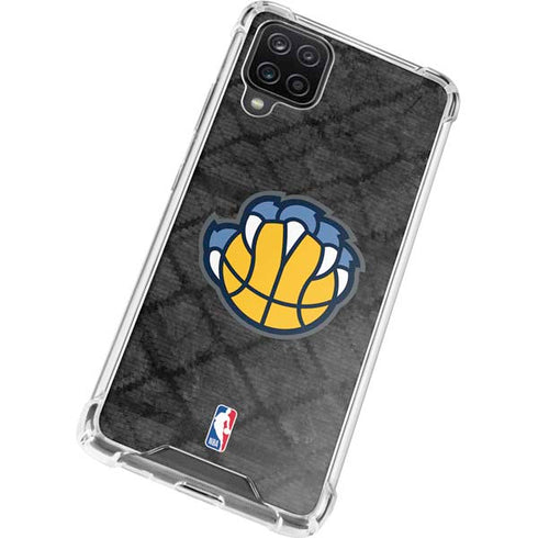 NBA Memphis Grizzlies Dark Rust Galaxy A12 Clear Case