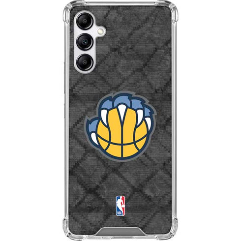 NBA Memphis Grizzlies Dark Rust Galaxy A15 5G Clear Case