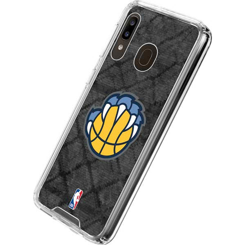NBA Memphis Grizzlies Dark Rust Galaxy A30 Clear Case