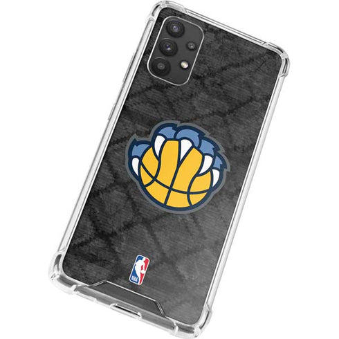 NBA Memphis Grizzlies Dark Rust Galaxy A32 5G Clear Case