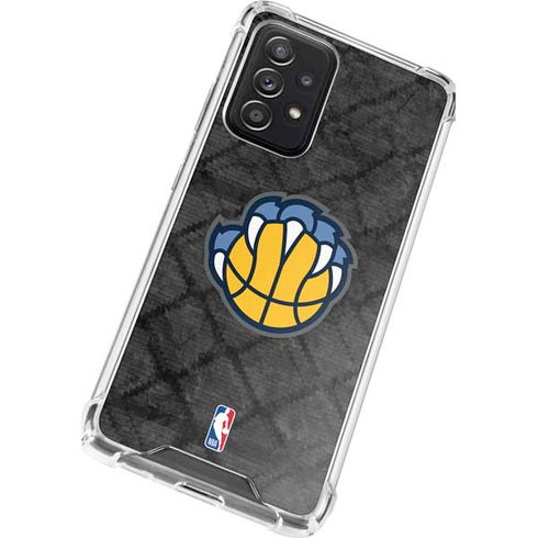 NBA Memphis Grizzlies Dark Rust Galaxy A52 5G Clear Case