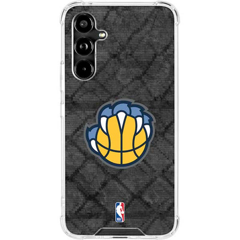 NBA Memphis Grizzlies Dark Rust Galaxy A54 5G Clear Case